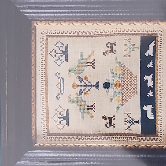 The Scarlet Letter sampler kit, circa 1800 - Picture 4 of 12